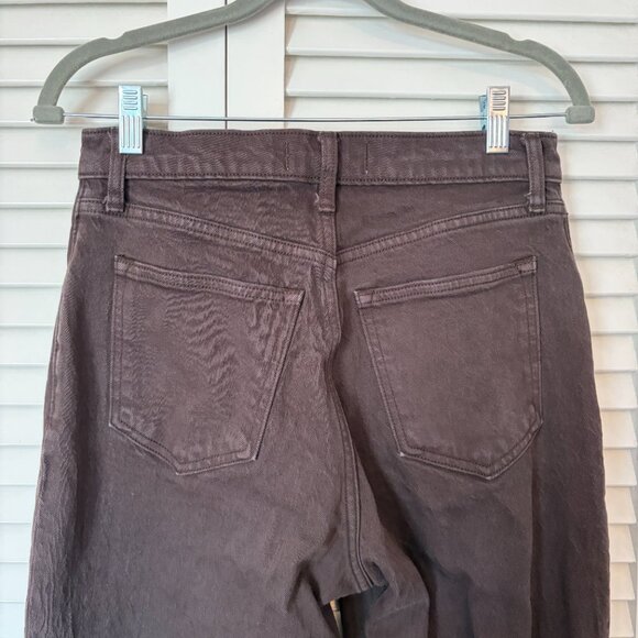 Abercrombie & Fitch 90s Straight Ultra High Rise jeans denim brown 27 - Picture 5 of 9